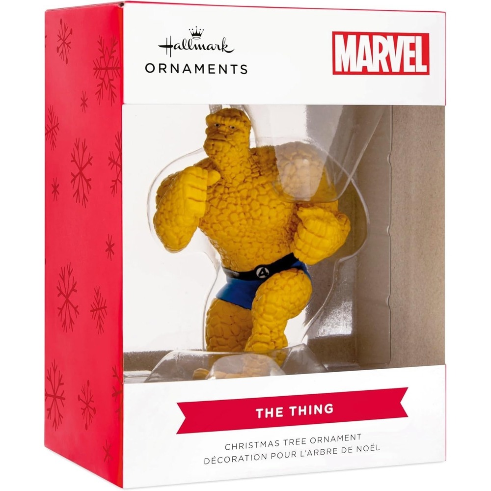 NEW 2025 Hallmark Marvel THE THING Fantastic 4 Hanging Christmas‎ Ornament NIB